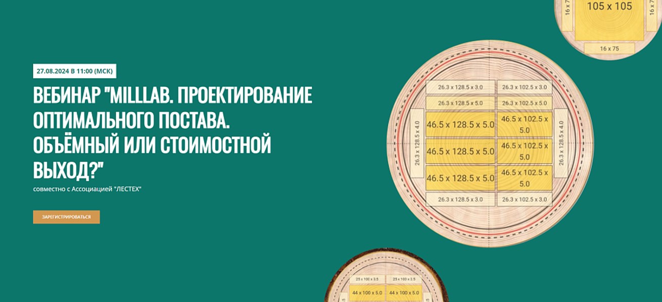 Вебинар «MillLab. Проектирование оптимального постава. Объёмный или стоимостный выход?»